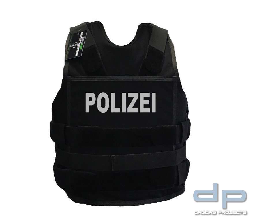 K3 Zertifizierte Stichschutzweste TW19 Mit Wunschaufdruck | Polizei ...