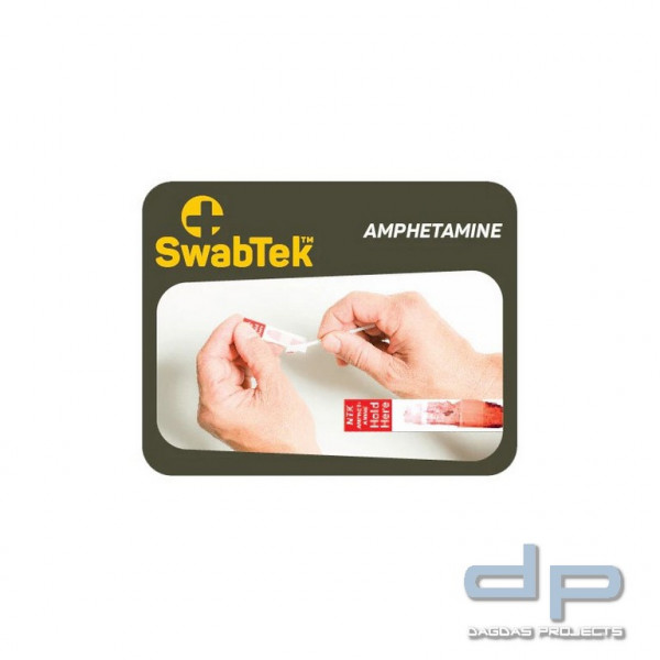 SWABTEK™ Substanz-Wischtest für Amphetamin, Methamphetamin, MDMA 25er Pack