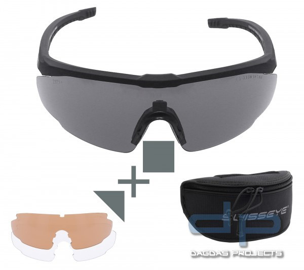 SWISSEYE TACTICAL BLACKHAWK PRO SET (SCHIESSBRILLE)