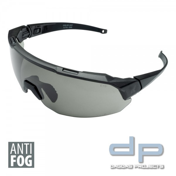 EDGE TACTICAL ARC LIGHT POLARIZED SMOKE VAPOR SHIELD LENSES, FARBE: SCHWARZ