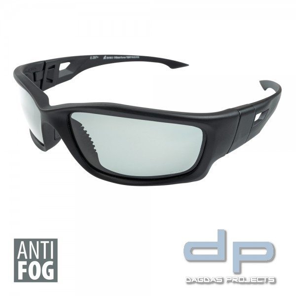 EDGE TACTICAL BLADE RUNNER POLARIZED SMOKE VAPOR SHIELD LENSES, FARBE: SCHWARZ