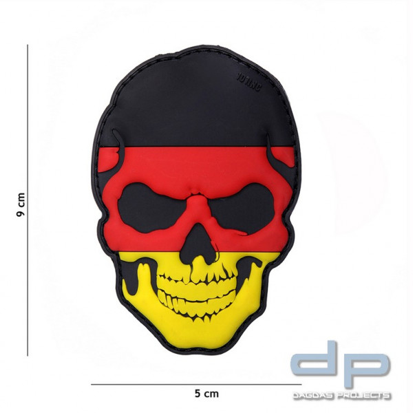 Emblem 3D PVC Skull Deutschland